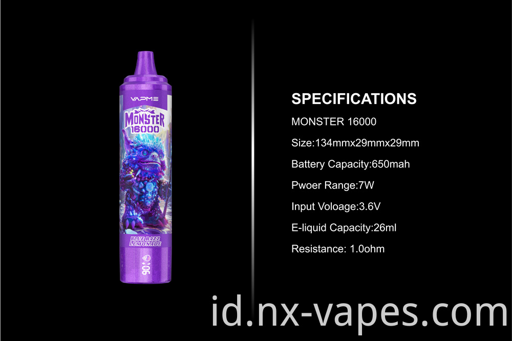 VAPME Monste 16000 (1)